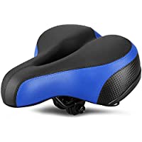 VOANZO Bike Seat Bicycle Saddle- Soft Wide Bike Saddle Bicycle Seat Cushion for MTB Road Gel Comfort Hybrid Cyclists